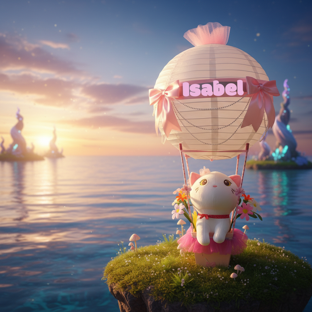 Globo Aerostático Decorativo "Dulces Sueños"