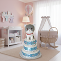 Tarta de pañales "Dulce peluche"
