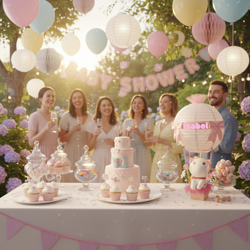 Globo Aerostático Decorativo "Dulces Sueños"